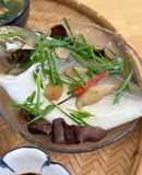 Cá Chim hấp Nấm Mèo