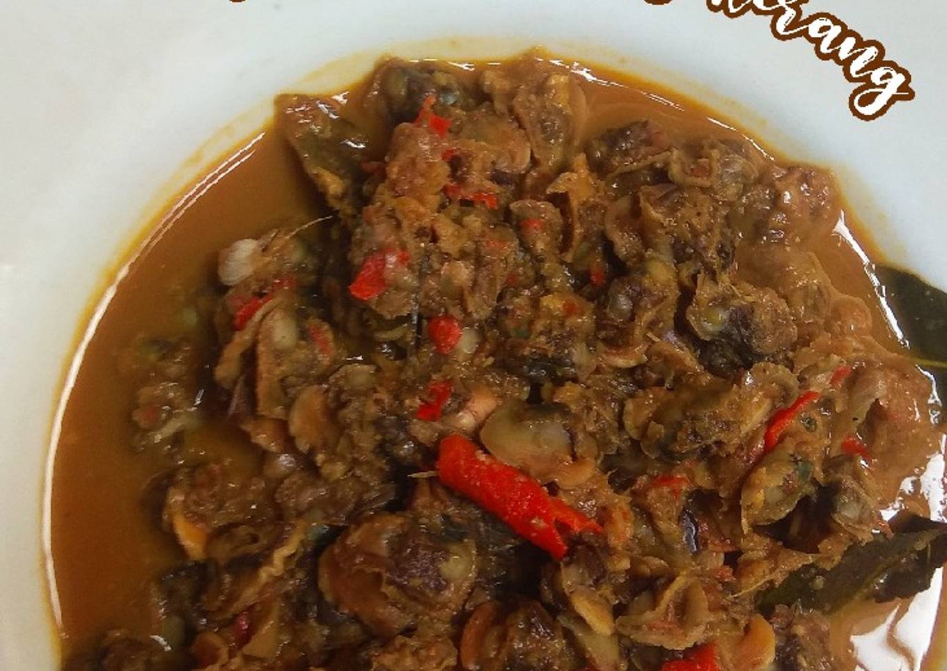 Sambal goreng kerang