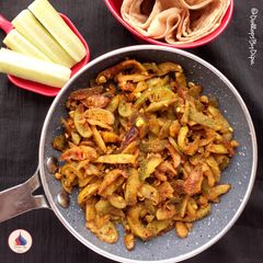A picture of Stir fried Spiny Gourd.