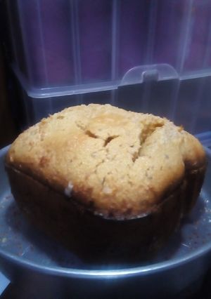 Una foto de Torta de maíz y trigo en panificadora