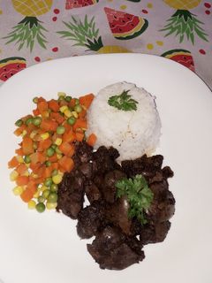 Hagymás csirkemáj recept fotója