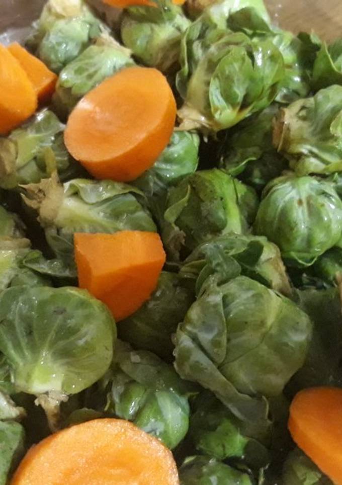 Свинина с брюссельской капустой