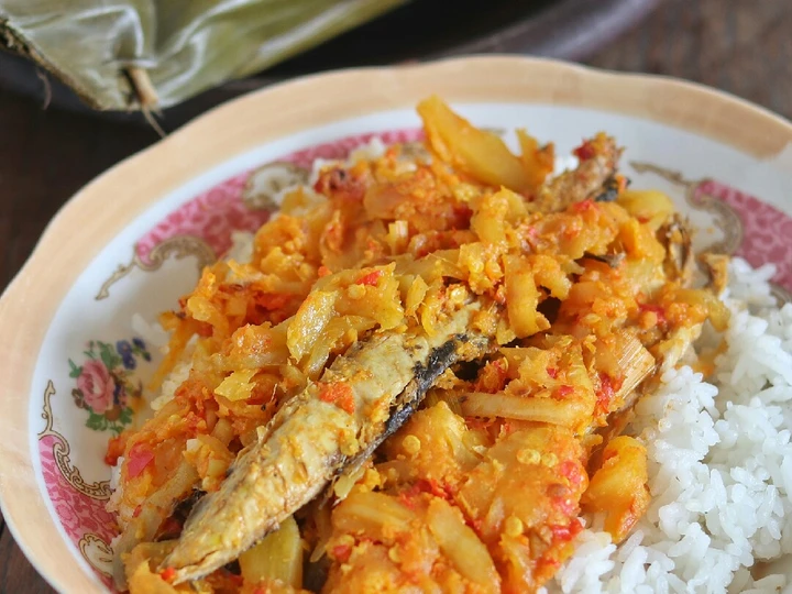 Langkah Gampang Menyiapkan Resep  Brengkes Pindang Pencit (Mangga Muda) yang Lezat, Lezat Sekali