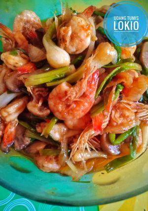 Foto resep Udang Tumis Lokio