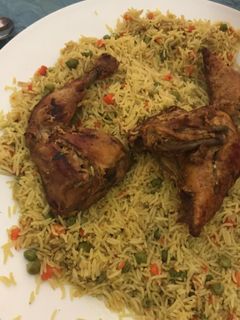 صورة لوصفة رز أوزي مع الدجاج