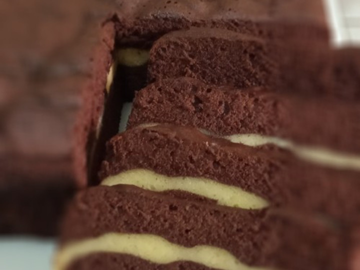 Anti Ribet, Memasak Steamed brownies creamcheese Kekinian