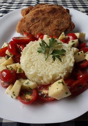 Una foto de Ensalada cherry