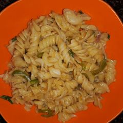 A picture of Spicy pasta.