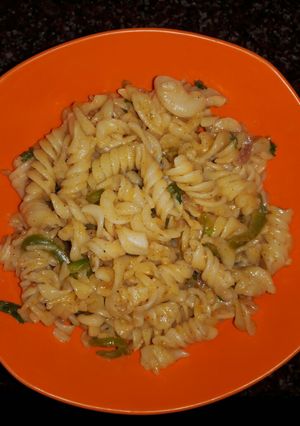 A picture of Spicy pasta.