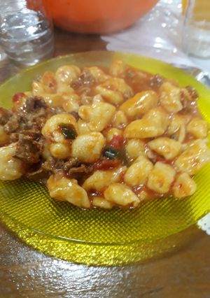 Una foto de Ñoquis