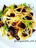 Spaghetti mit getrockneten Tomaten
