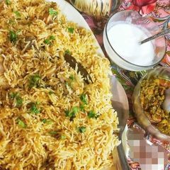 Chicken pulao A picture of Chicken pulao.