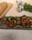 Straccetti di manzo con verdurine