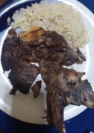 Una foto de Aguja a la parrilla en la estufa