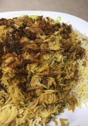 صورة لوصفة رز هندي بالدجاج 🍲