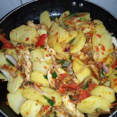 A picture of Spicy Irish potatoes.
