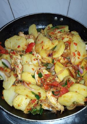 A picture of Spicy Irish potatoes.