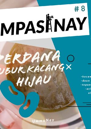 Foto resep Mpasi 7 bulan Perdana Bubur Kacang Hijau 😍