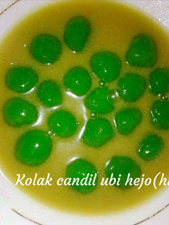 Foto resep Kolak candil ubi hejo (hijau)