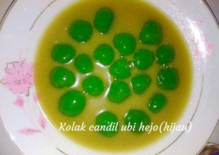 Kolak candil ubi hejo (hijau)