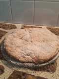 Tarta rustíca con dulce de batata