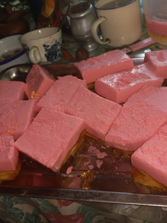 Una foto de Mousse de durazno