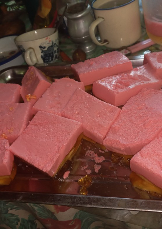Una foto de Mousse de durazno
