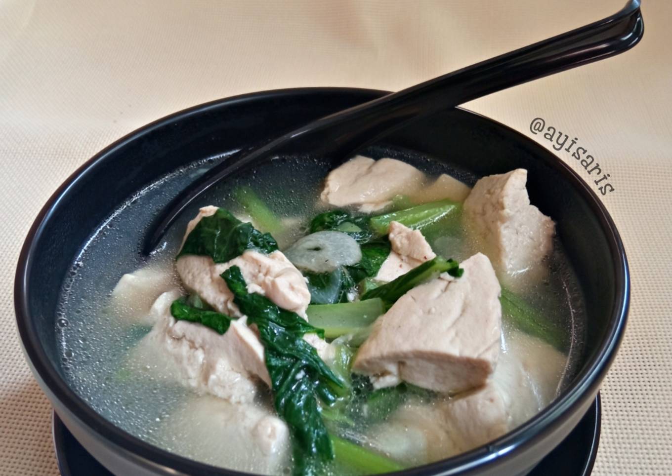 Sop Sawi Tahu Putih