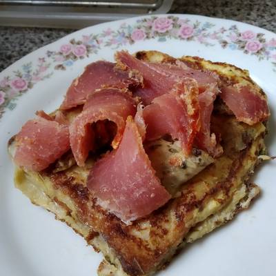 Tostadas francesas saladas! Receta de una Anto hecha de café- Cookpad