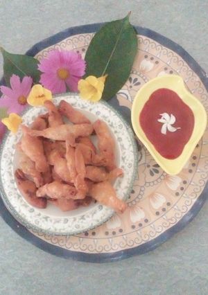A picture of Tandoori chicken toffees.