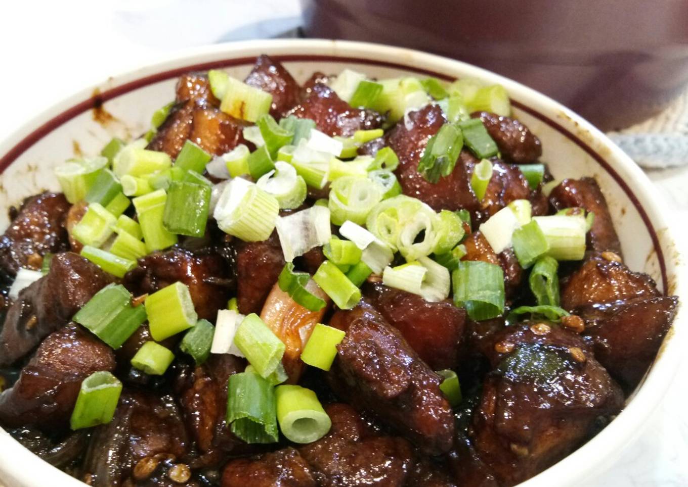 Pork Belly in Dark Sauce