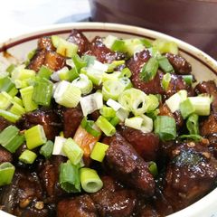 A picture of Pork Belly in Dark Sauce.