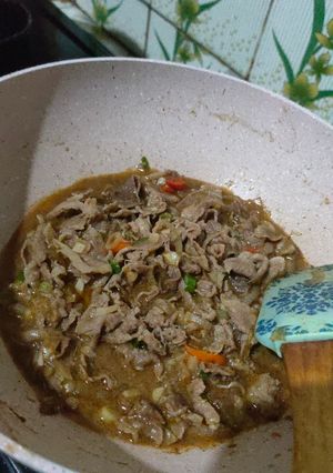 Foto resep Beef yoshinoya black paper