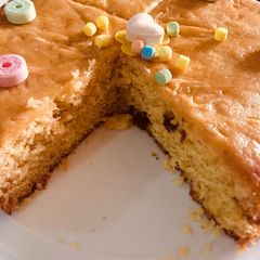 A picture of Nigeria plain cake recipe.