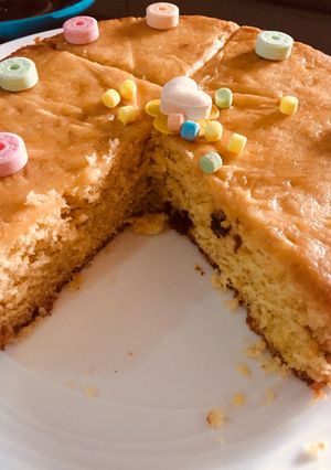 A picture of Nigeria plain cake recipe.