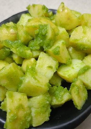 A picture of Chatpate Dhaniya Ke Aloo.