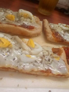 Una foto de Pizza de la tía -sin levadura