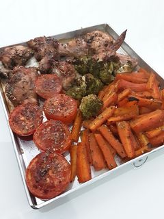 Foto resep Healthy Roasted Chicken & Vegetables