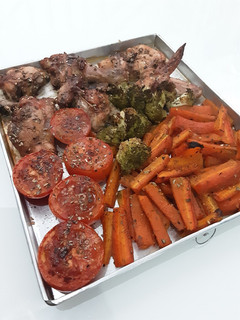 Foto resep Healthy Roasted Chicken & Vegetables