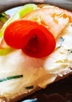 Sajtkrém pirítósra recept fotója