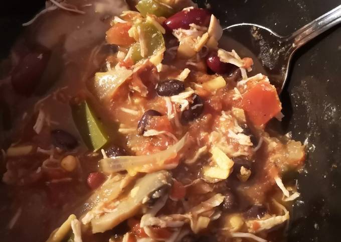 Slow Cooker Chicken Chili