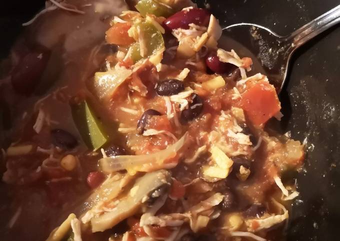 Recipe of Speedy Slow Cooker Chicken Chili