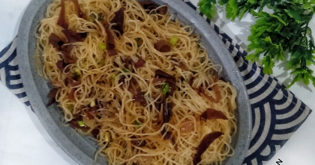 Bihun Goreng Jamur Kuping