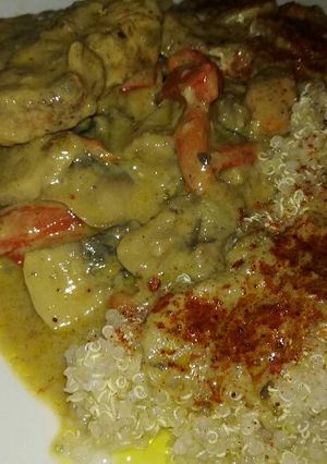 Una foto de Curry de Pollo a mi rollo