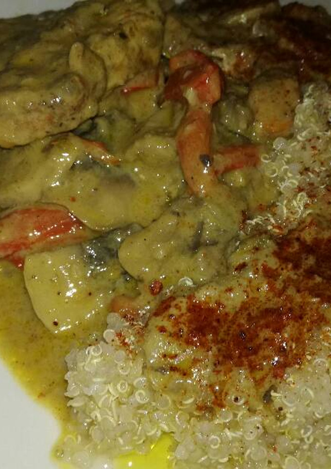 Una foto de Curry de Pollo a mi rollo