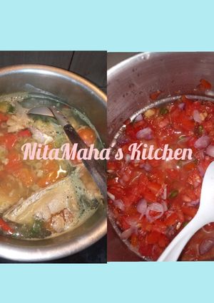 Foto resep 34. Kuah Terang Ikan Rambe / Kuwe with Dabu-Dabu Lilang
