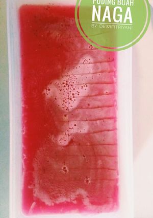 Foto resep Puding Buah Naga