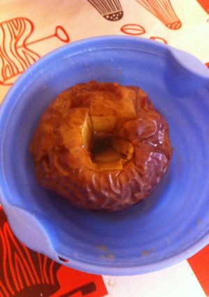 Una foto de Manzana al horno sin azúcar, pero dulce