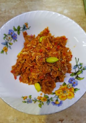 Foto resep Sambel rebon pete