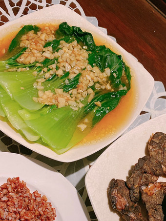 Cara Memasak Ca pok coy bawang putih Rumahan